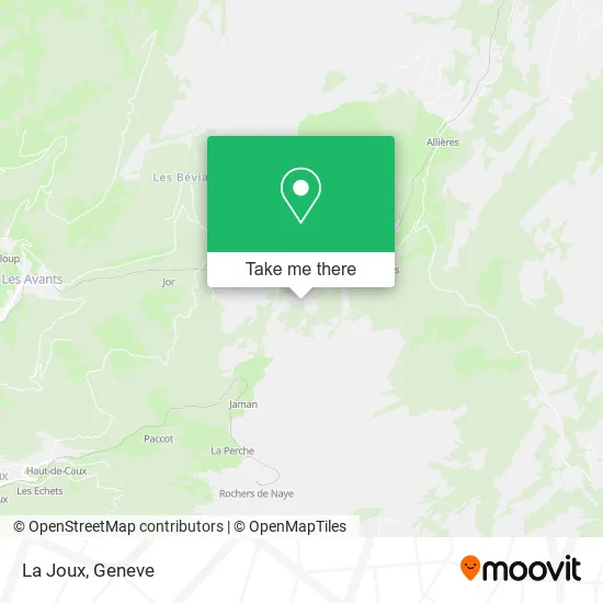 La Joux map
