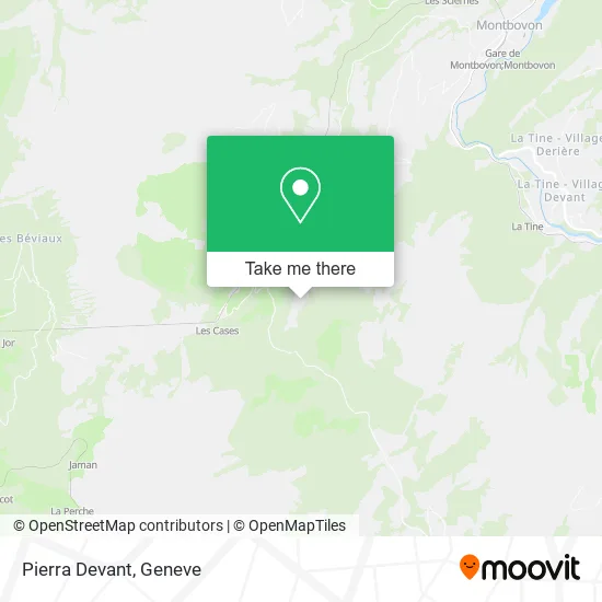 Pierra Devant map