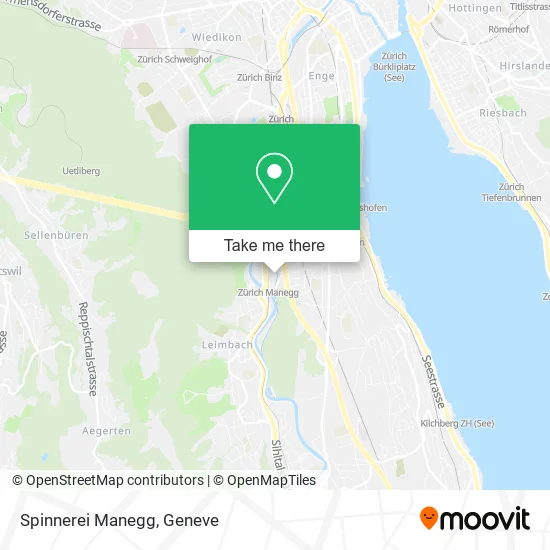 Spinnerei Manegg map