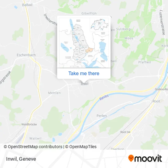 Inwil map