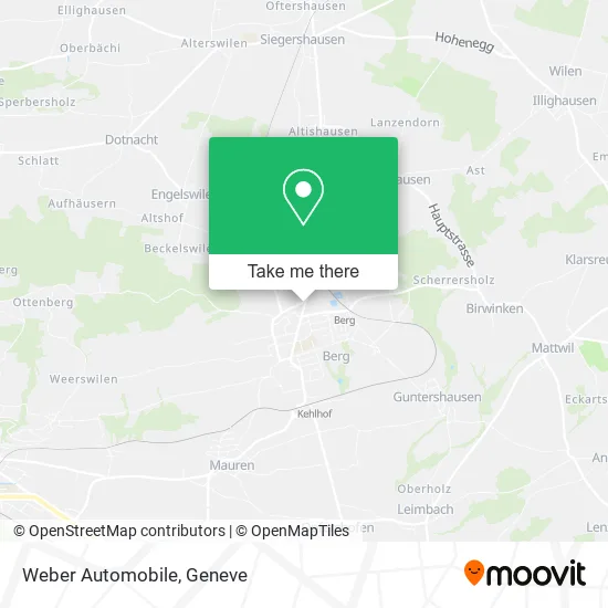 Weber Automobile map
