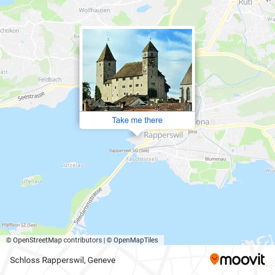 Schloss Rapperswil map
