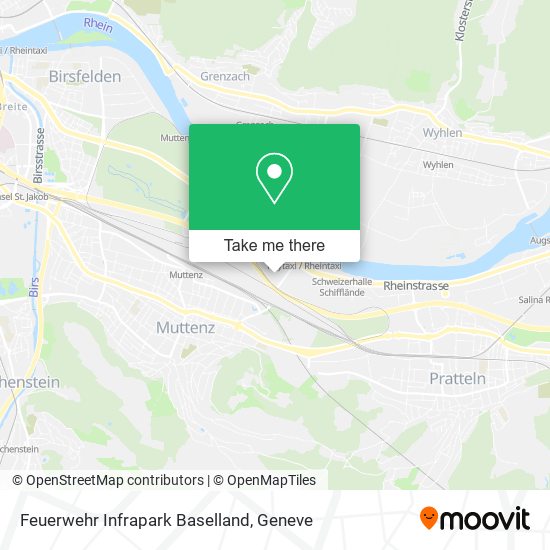 Feuerwehr Infrapark Baselland map