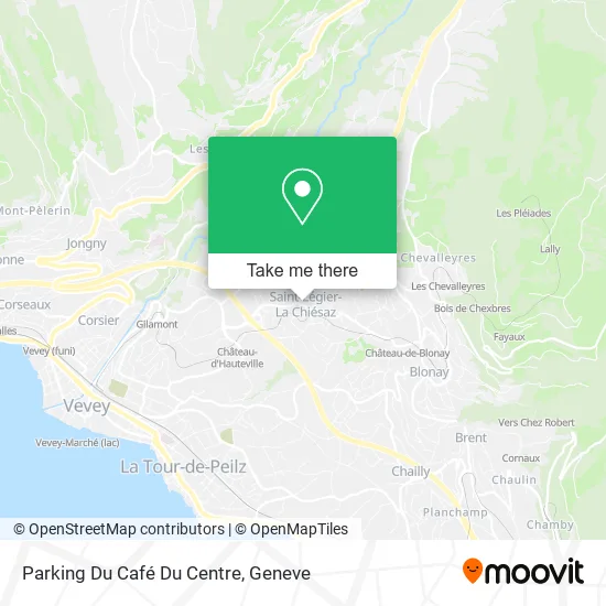 Parking Du Café Du Centre map