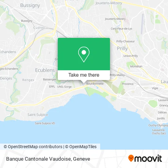 Banque Cantonale Vaudoise map