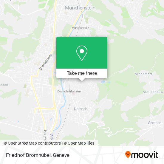 Friedhof Bromhübel map