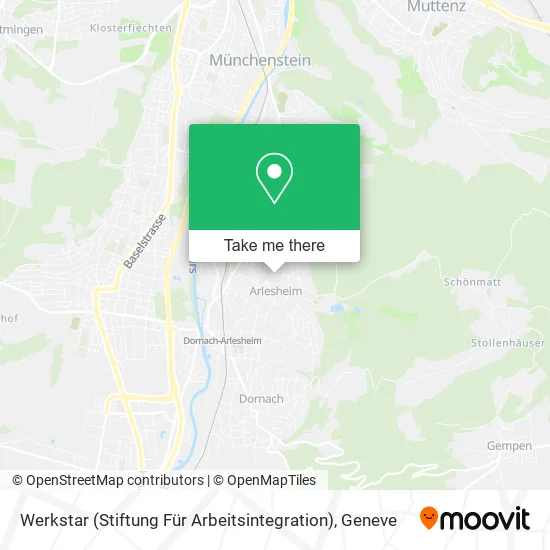 Werkstar (Stiftung Für Arbeitsintegration) map