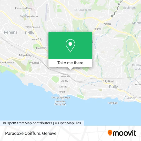 Paradoxe Coiffure map