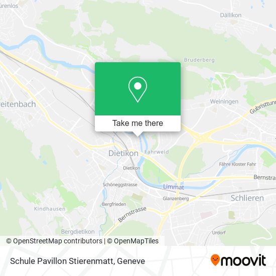 Schule Pavillon Stierenmatt map