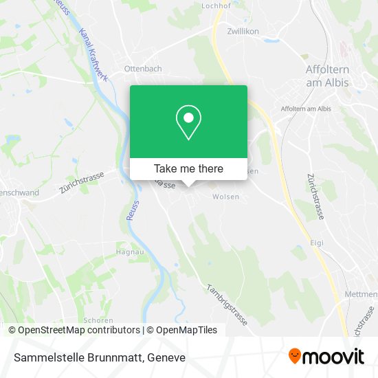Sammelstelle Brunnmatt map