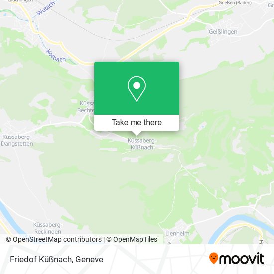 Friedof Küßnach map
