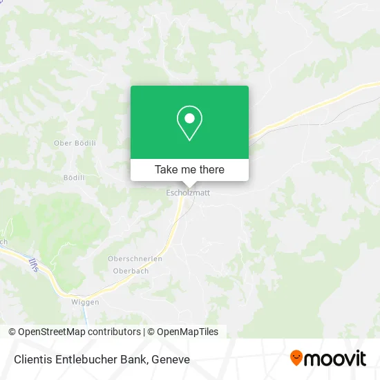 Clientis Entlebucher Bank map