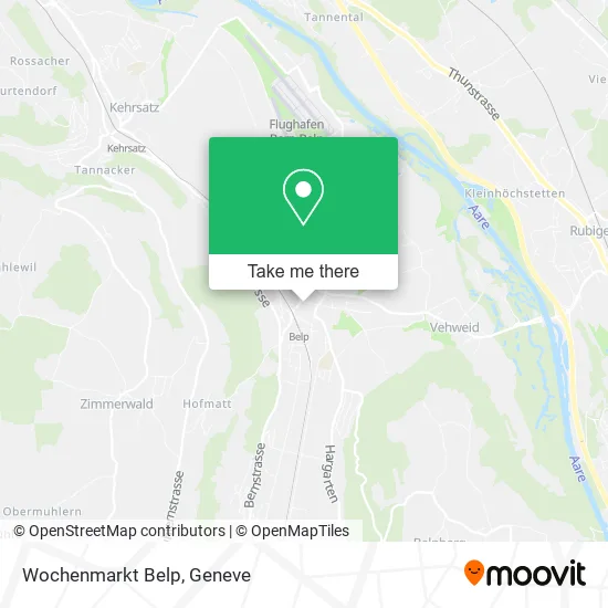 Wochenmarkt Belp map