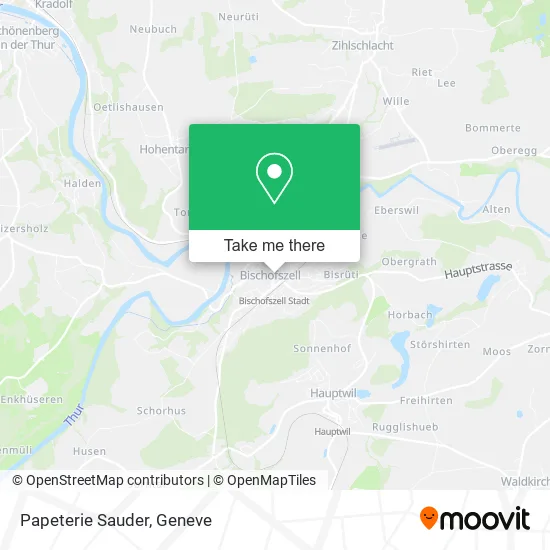 Papeterie Sauder map