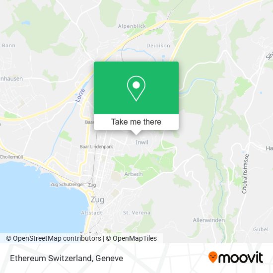 Ethereum Switzerland map