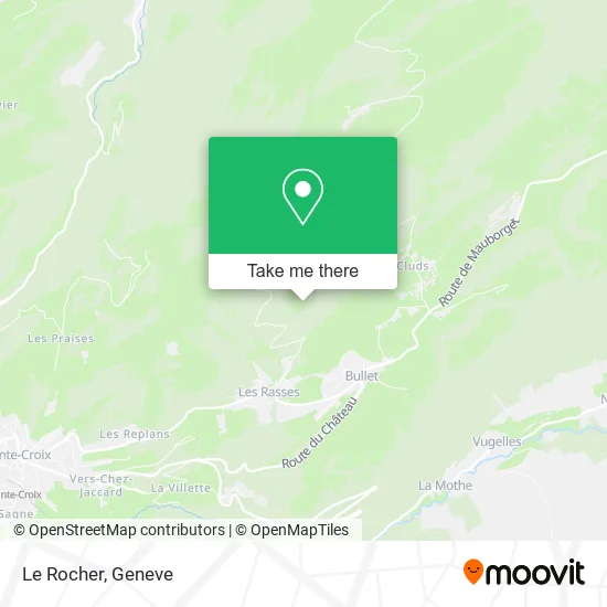Le Rocher map