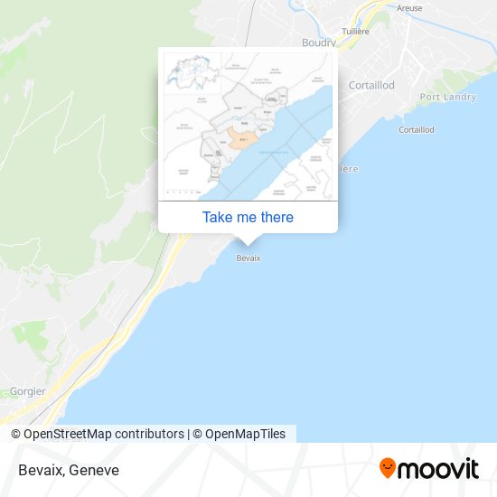 Bevaix map