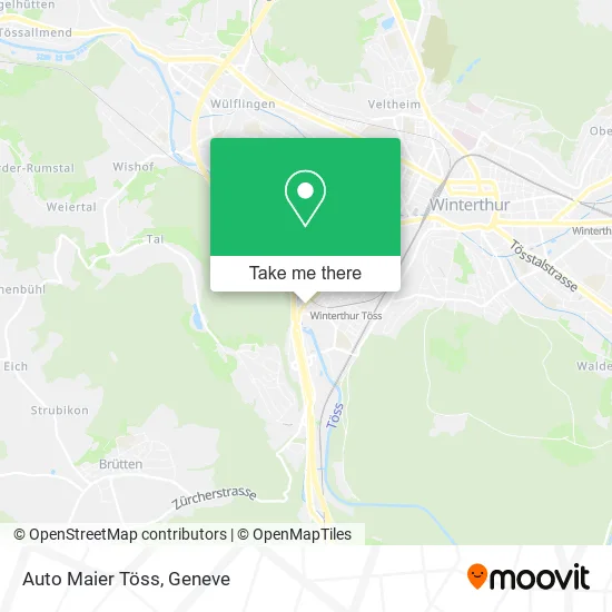 Auto Maier Töss map