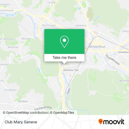 Club Mary map