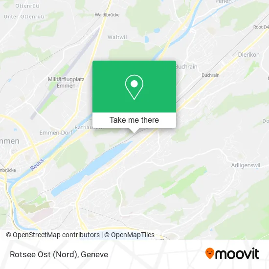 Rotsee Ost (Nord) map