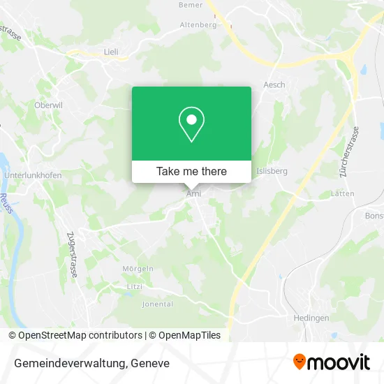 Gemeindeverwaltung map