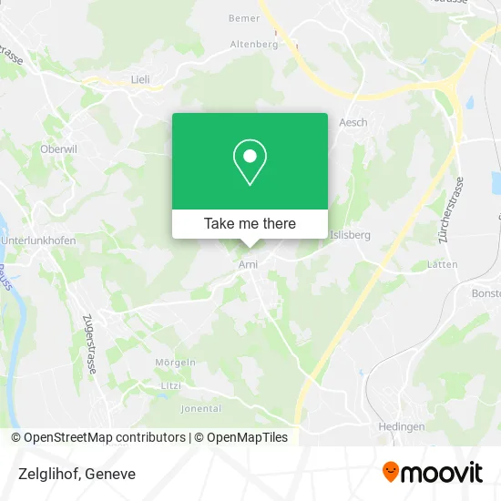 Zelglihof map