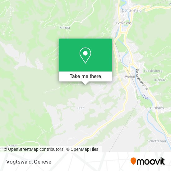 Vogtswald map