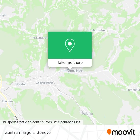 Zentrum Ergolz map