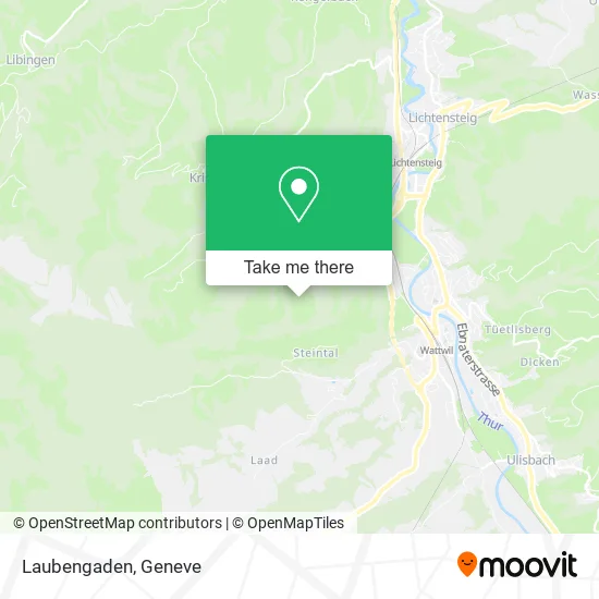 Laubengaden map