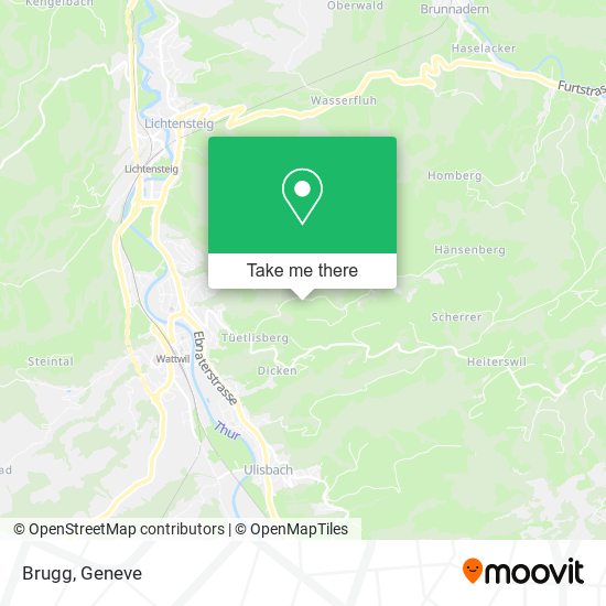 Brugg map