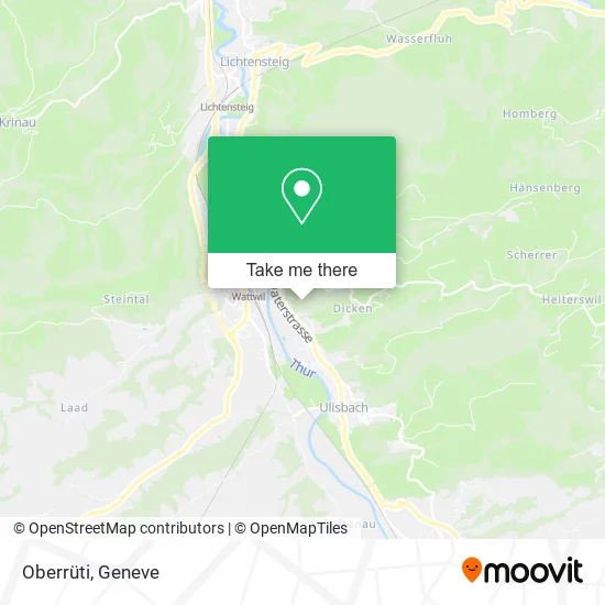 Oberrüti map
