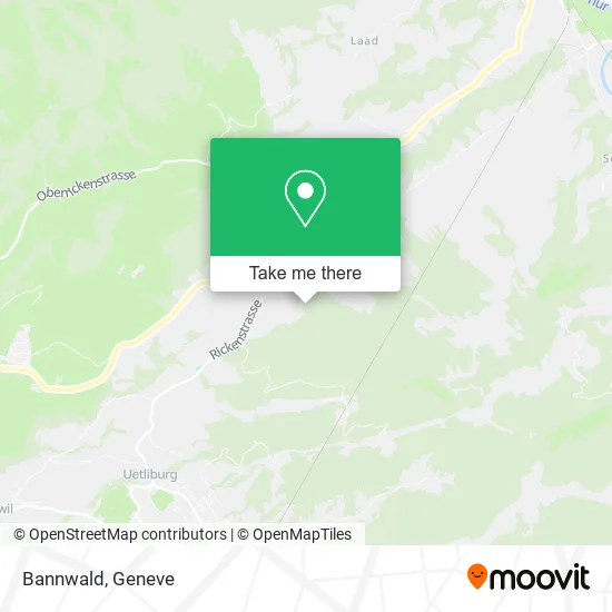 Bannwald map