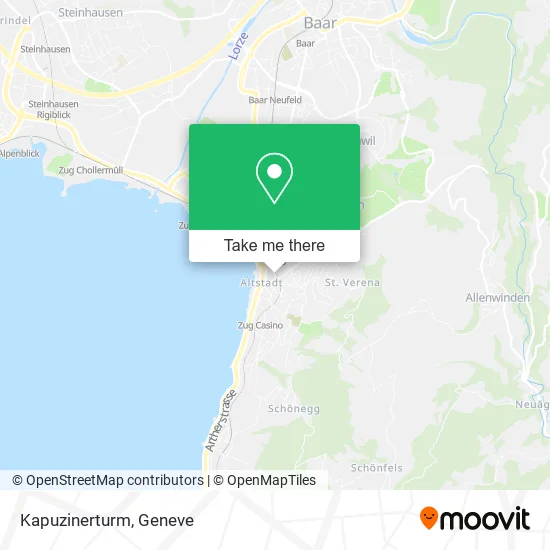 Kapuzinerturm map