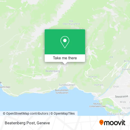 Beatenberg Post map