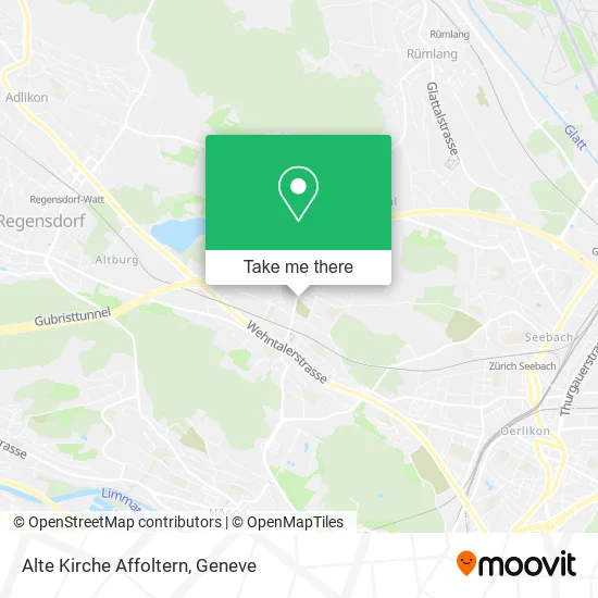 Alte Kirche Affoltern map