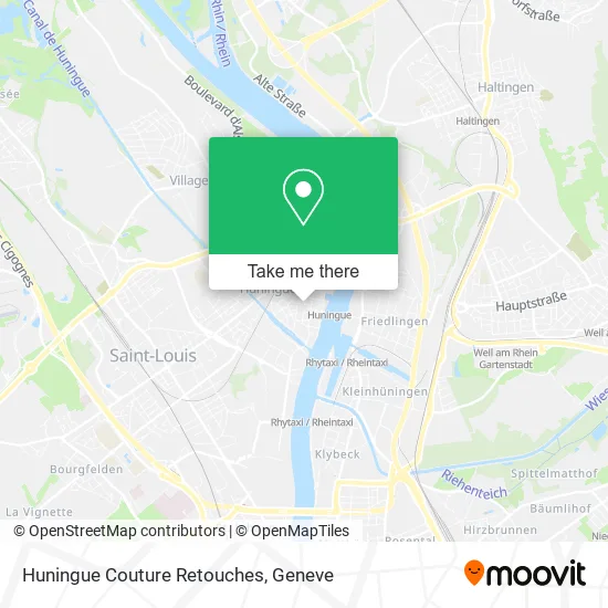 Huningue Couture Retouches plan