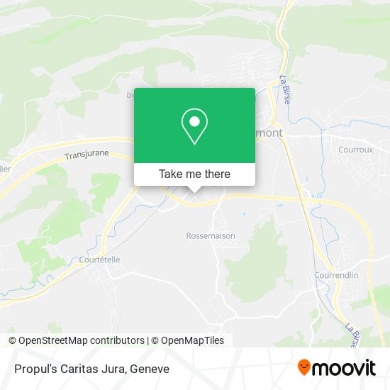 Propul's Caritas Jura map