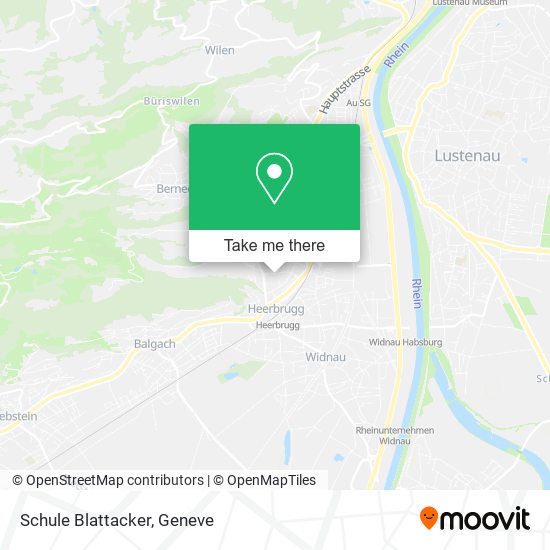 Schule Blattacker map
