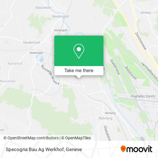 Specogna Bau Ag Werkhof map