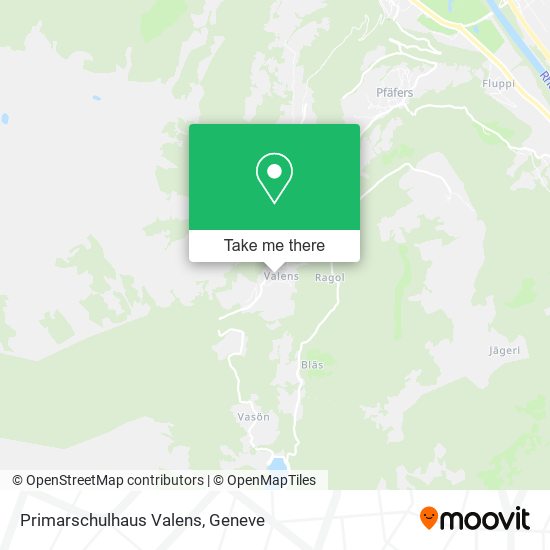 Primarschulhaus Valens map