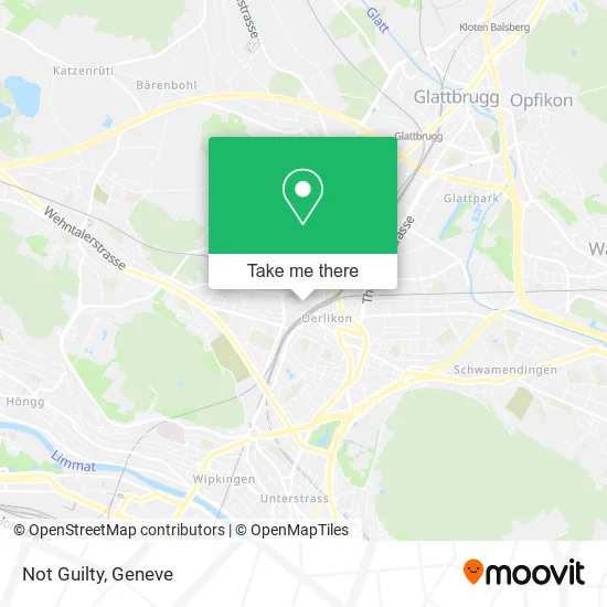 Not Guilty map