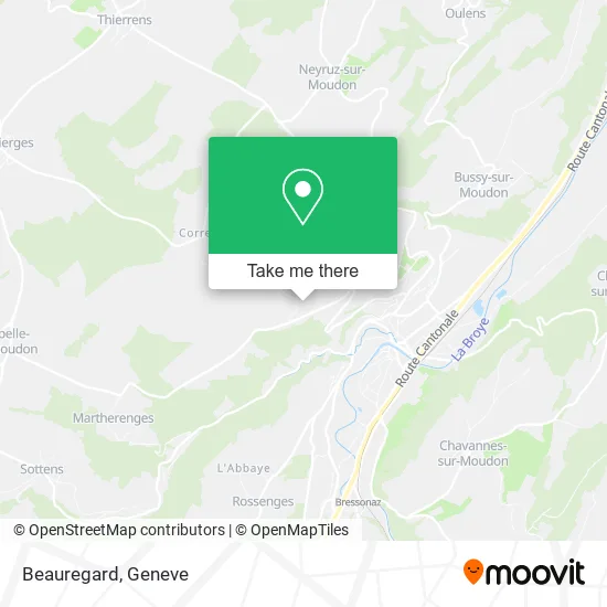 Beauregard map