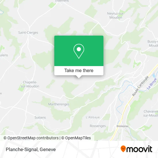 Planche-Signal map