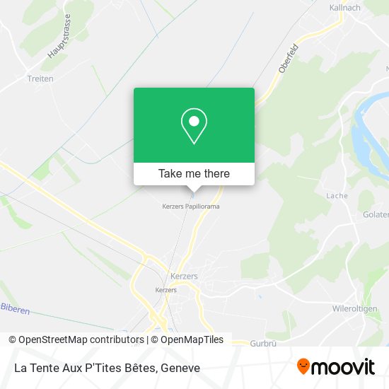 La Tente Aux P'Tites Bêtes map