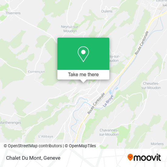 Chalet Du Mont map