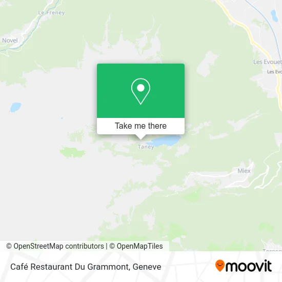 Café Restaurant Du Grammont map