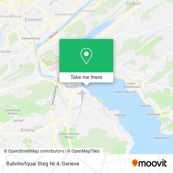 Bahnhofquai Steg Nr.4 map