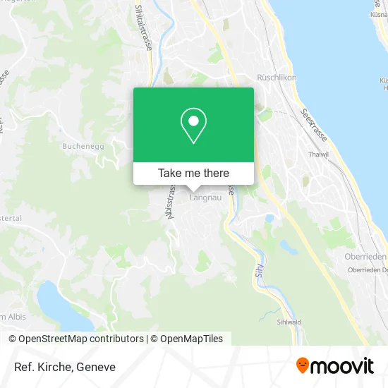 Ref. Kirche map