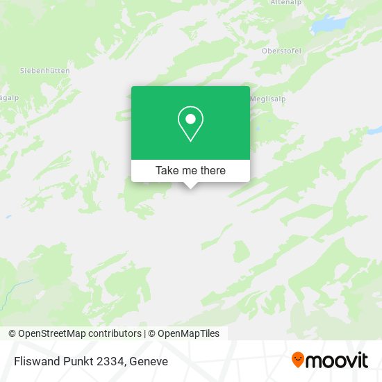 Fliswand Punkt 2334 map