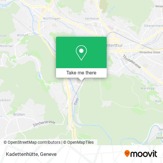 Kadettenhütte map